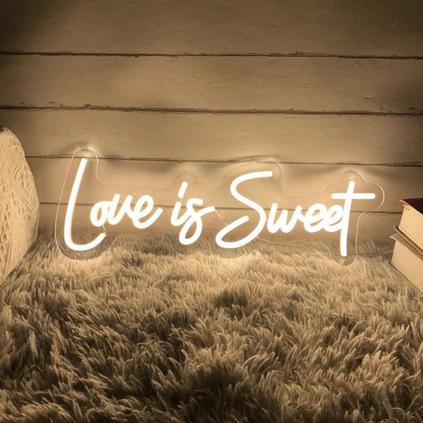 Love Is Sweet Neon Sign