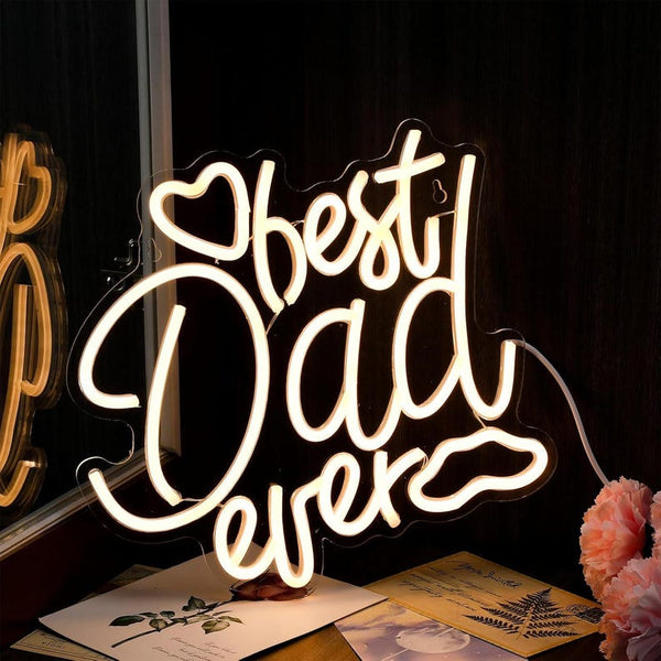 Custom Neon Sign for Father's Day