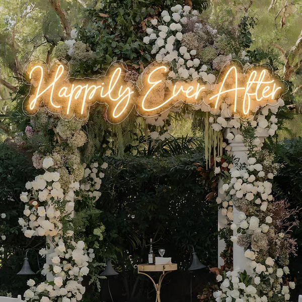 Happily Ever After Neon Sign Wedding Neon Sign