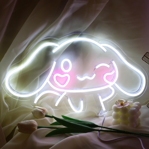 Japanese Cartoon Character Dog Dimmable Neon Light Sign| Birthday Gift| Home Decor|Neon Light For Kids