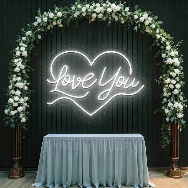 Love You Neon Wedding Neon Sign