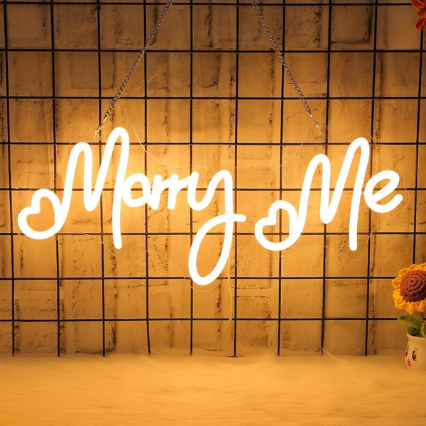 Marry Me Neon Sign
