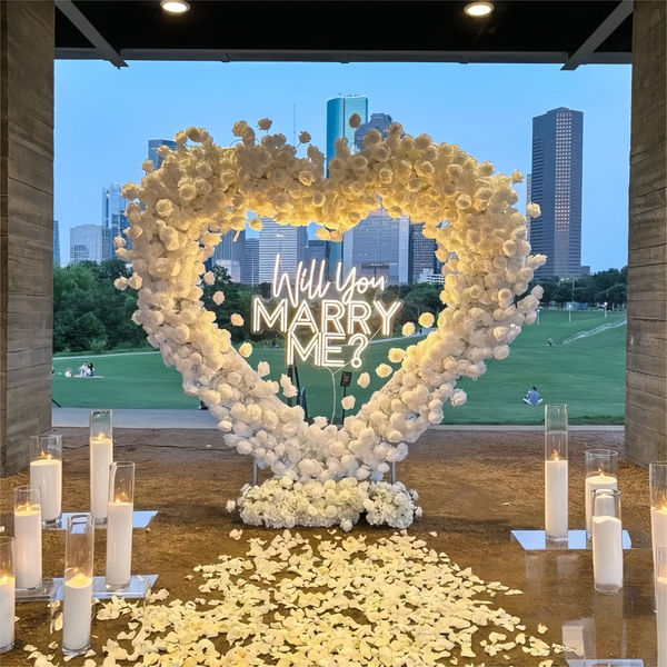 Will You Marry Me? Neon Sign Custom Wedding LED Neon Light