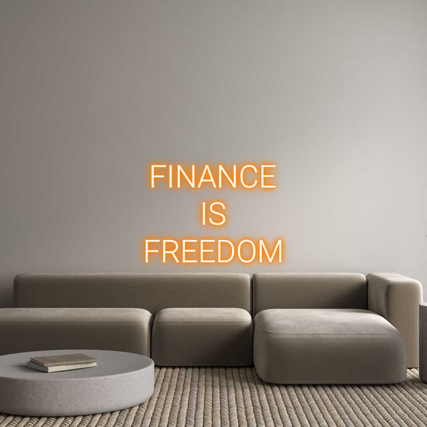 Custom Neon: FINANCE
IS
...